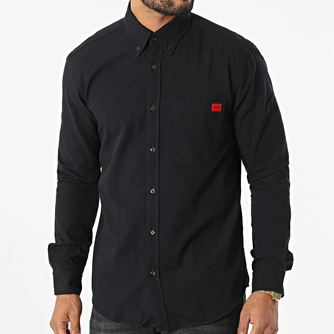 Top 10 😉 Chemise Manches Longues Evito 50479302 Noir de HUGO 😉 3 Top 10 😉 Chemise Manches Longues Evito 50479302 Noir de HUGO 😉