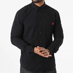 Top 10 😉 Chemise Manches Longues Evito 50479302 Noir de HUGO 😉 8 Top 10 😉 Chemise Manches Longues Evito 50479302 Noir de HUGO 😉 -Promos HUGO Boutique hugo 332353 50479302 004 20220812T143715 03