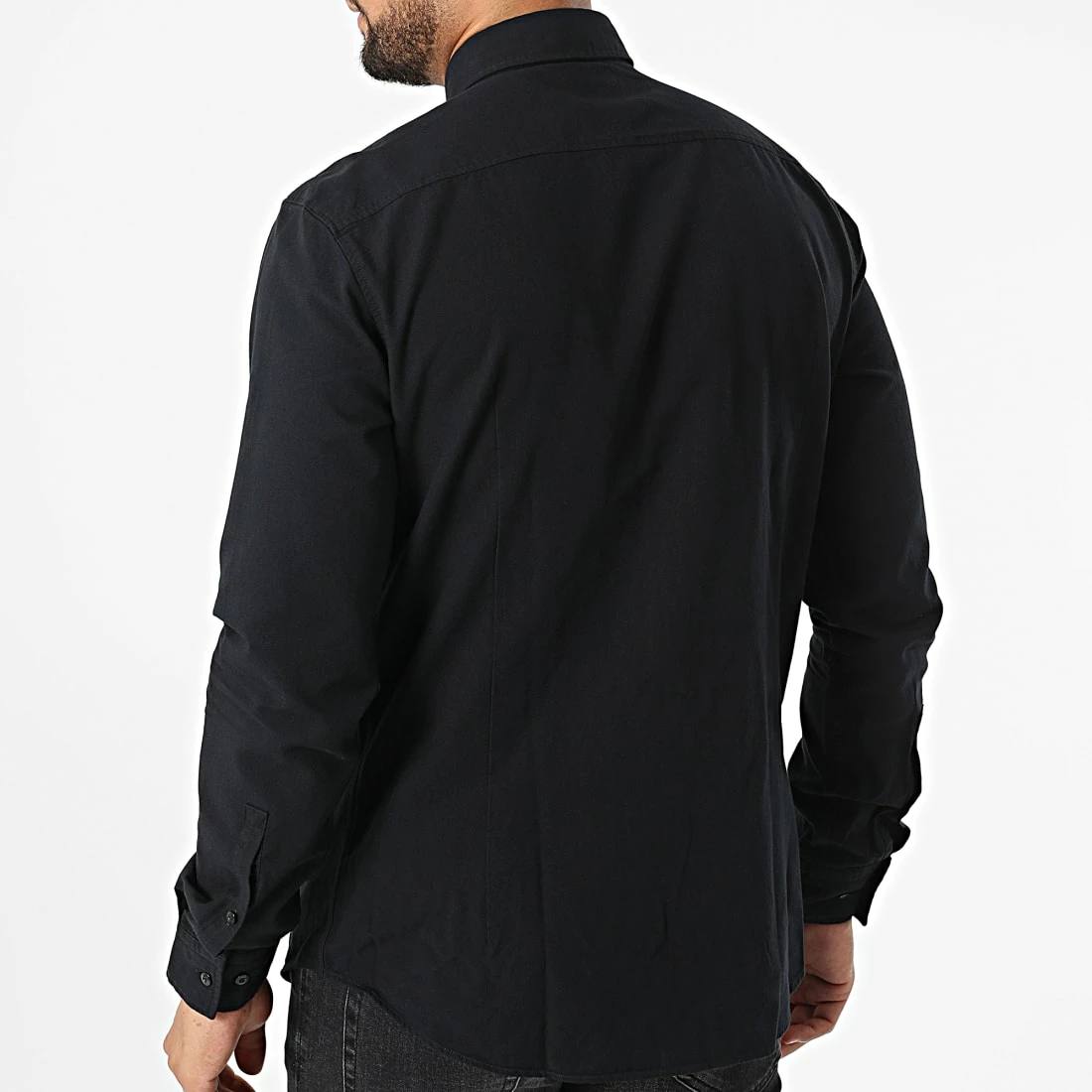 Top 10 😉 Chemise Manches Longues Evito 50479302 Noir de HUGO 😉 6 Top 10 😉 Chemise Manches Longues Evito 50479302 Noir de HUGO 😉 – Image 4