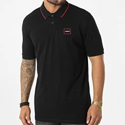 Tout neuf ✨ Polo Manches Courtes Demlock 50475472 Noir de HUGO 😍