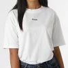 Nouveau 🌟 Tee 👕 Shirt Femme Shuffle 50480559 Blanc de HUGO 💯