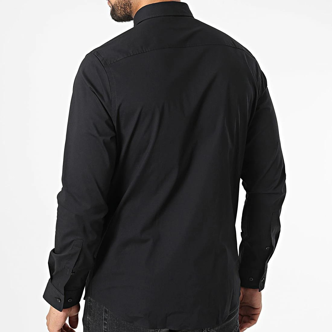 Le moins cher 🎁 Chemise Manches Longues Emero 50478586 Noir de HUGO 🛒 6 Le moins cher 🎁 Chemise Manches Longues Emero 50478586 Noir de HUGO 🛒 – Image 4