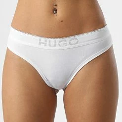 Vente flash 🔥 Lot De 3 Strings Femme 50480163 Noir Blanc Beige de HUGO ⌛ -Promos HUGO Boutique hugo 332569 50480163 965 20220824T153850 03
