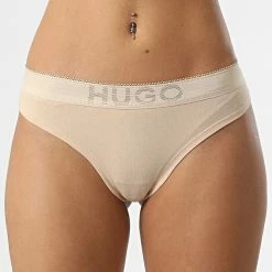 Vente flash 🔥 Lot De 3 Strings Femme 50480163 Noir Blanc Beige de HUGO ⌛ -Promos HUGO Boutique hugo 332569 50480163 965 20220824T153852 04