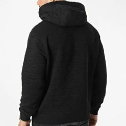 Tout neuf ⭐ Sweat Capuche Dashew 50475612 Noir de HUGO 👏 -Promos HUGO Boutique hugo 333146 50475612 001 20220818T155733 04