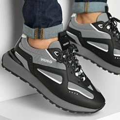 Top 10 🥰 Baskets Cubite Runner 50480463 Black de HUGO 🧨