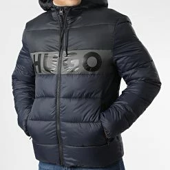 Vente flash 👍 Doudoune Capuche 50474671 Bleu Marine de HUGO 😀 7 Vente flash 👍 Doudoune Capuche 50474671 Bleu Marine de HUGO 😀 -Promos HUGO Boutique hugo 334041 50474671 405 20221121T152039 03