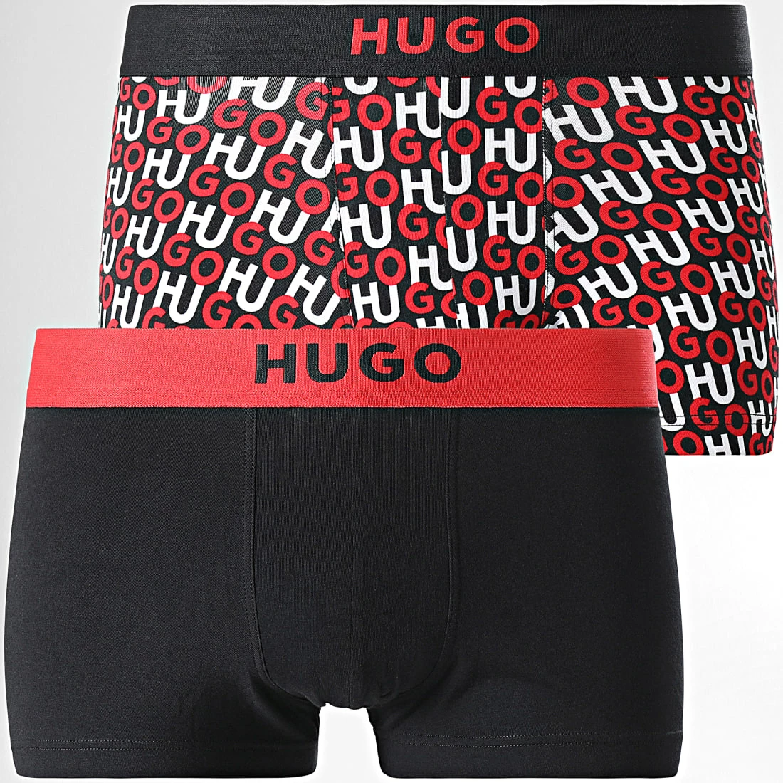 Meilleure vente 💯 Lot De 2 Boxers 50478769 Noir de HUGO ⭐ 3 Meilleure vente 💯 Lot De 2 Boxers 50478769 Noir de HUGO ⭐