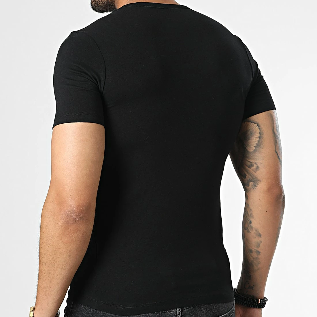 De gros 🔥 Lot De 3 Tee 👚 Shirts 50480088 Noir de HUGO 😍 6 De gros 🔥 Lot De 3 Tee 👚 Shirts 50480088 Noir de HUGO 😍 – Image 4