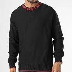 Acheter ✔️ Pull 50474813 Noir de HUGO ✔️