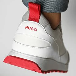 Meilleure affaire ✔️ Baskets Icelin Runner 50471304 Open White de HUGO 🌟 -Promos HUGO Boutique hugo 334762 50471304 160 20220830T152316 04