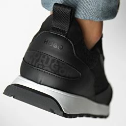 Meilleure vente 💯 Baskets Icelin Runner 50480310 Black de HUGO ⭐ -Promos HUGO Boutique hugo 334764 50480310 001 20220830T152454 04