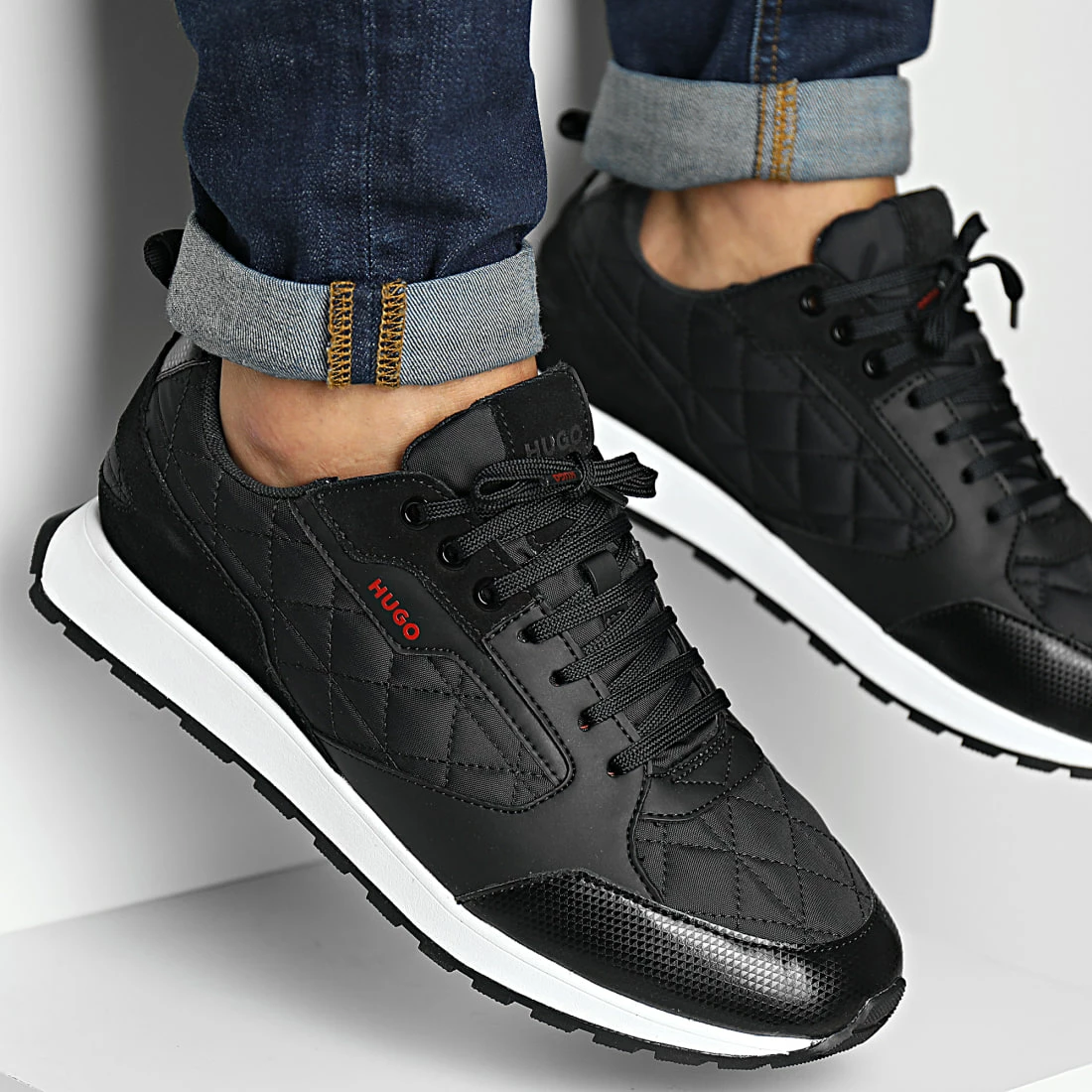 Remise 😍 Baskets Icelin Runner 50480321 Black de HUGO ❤️ 3 Remise 😍 Baskets Icelin Runner 50480321 Black de HUGO ❤️