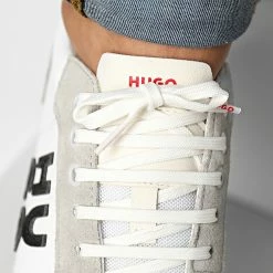 Remise 👍 Baskets Icelin Runner 50480303 White de HUGO 🎁 -Promos HUGO Boutique hugo 334772 50480303 100 20220830T152346 03