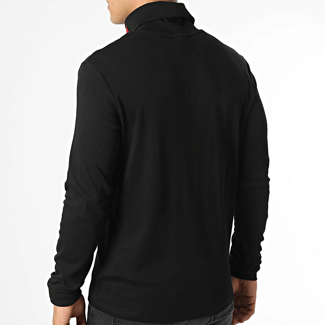 Offres ⭐ Tee 👕 Shirt Col Roulé Manches Longues Derollo 224 50479373 Noir de HUGO 🔥 6 Offres ⭐ Tee 👕 Shirt Col Roulé Manches Longues Derollo 224 50479373 Noir de HUGO 🔥 – Image 4