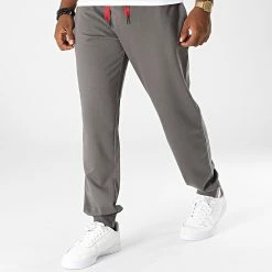 Bon marché 🛒 Pantalon Jogging 50478941 Gris Anthracite de HUGO ❤️