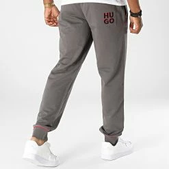 Bon marché 🛒 Pantalon Jogging 50478941 Gris Anthracite de HUGO ❤️ -Promos HUGO Boutique hugo 335725 50478941 021 20220906T140649 04