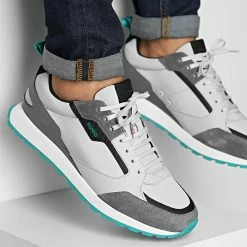 Promo 😍 Baskets Icelin Runner 50471304 Light Pastel Grey de HUGO 🔔