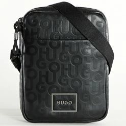 Coupon ✨ Sacoche Roy 50478505 Noir de HUGO 😍