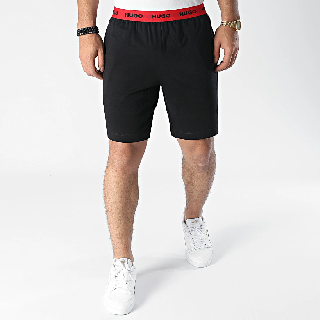 Promo 🔥 Short Jogging 50480590 Noir de HUGO 🛒 4 Promo 🔥 Short Jogging 50480590 Noir de HUGO 🛒 – Image 3