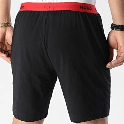 Promo 🔥 Short Jogging 50480590 Noir de HUGO 🛒 8 Promo 🔥 Short Jogging 50480590 Noir de HUGO 🛒 -Promos HUGO Boutique hugo 338994 50480590 001 20221124T210322 04