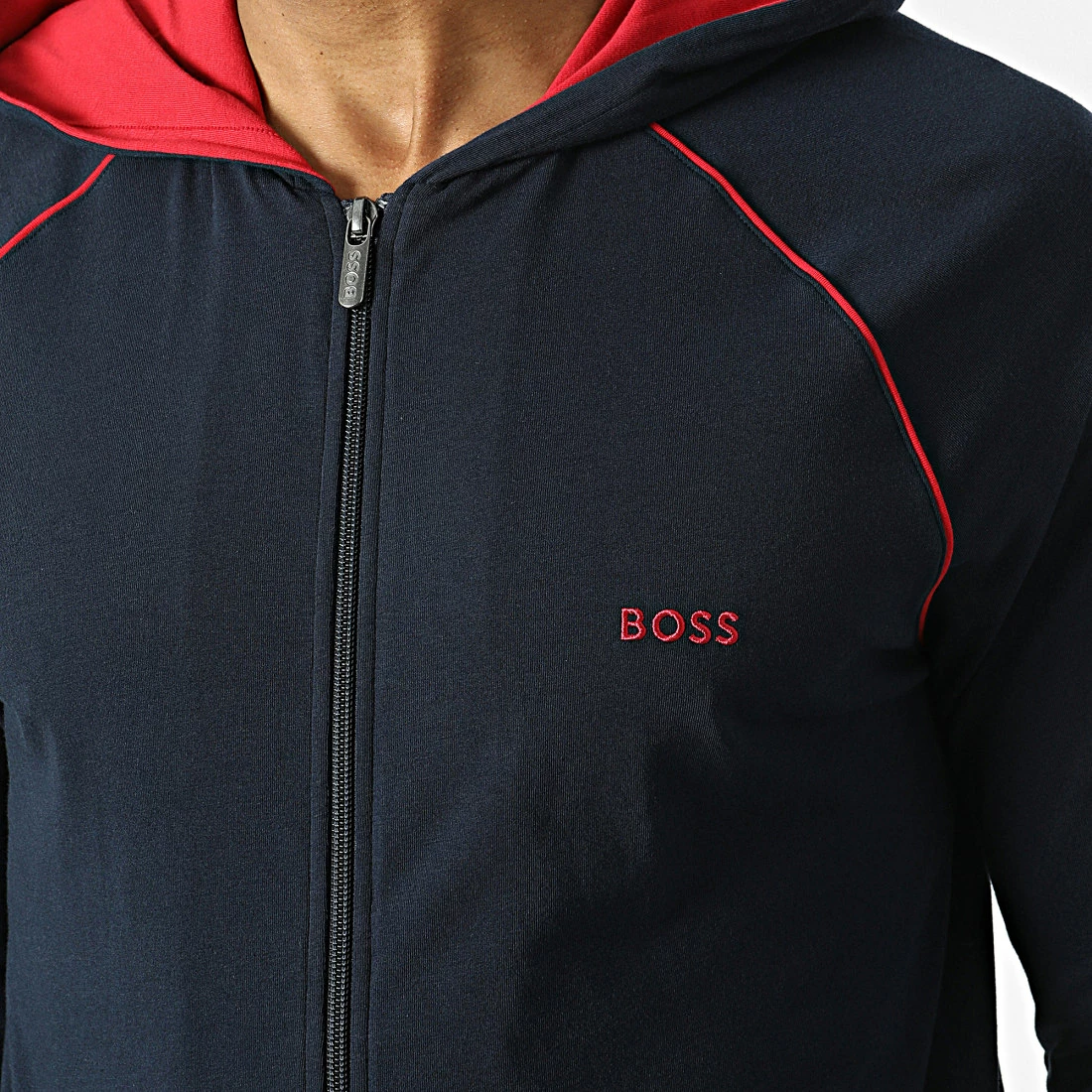 Tout neuf 🔔 Sweat Capuche Zippé 50469581 Bleu Marine de HUGO 🛒 4 Tout neuf 🔔 Sweat Capuche Zippé 50469581 Bleu Marine de HUGO 🛒 – Image 2