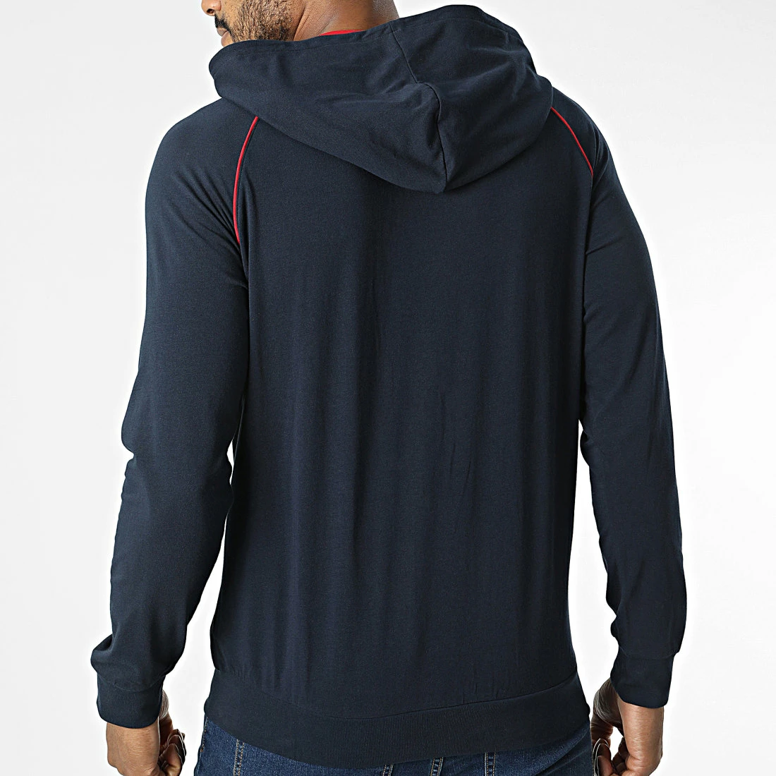 Tout neuf 🔔 Sweat Capuche Zippé 50469581 Bleu Marine de HUGO 🛒 6 Tout neuf 🔔 Sweat Capuche Zippé 50469581 Bleu Marine de HUGO 🛒 – Image 4