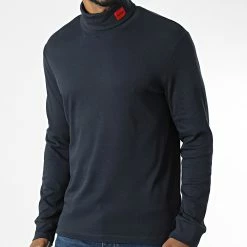 Tout neuf 🎉 Pull Col Roulé 50479373 Bleu Marine de HUGO 🔔