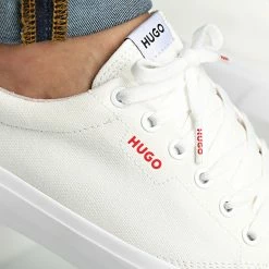 Meilleure affaire ❤️ Baskets Dyer Tennis 50480691 White de HUGO 🔥 -Promos HUGO Boutique hugo 341312 50480691 100 20221005T135756 02