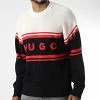 Tout neuf 👏 Pull 50474824 Noir Beige de HUGO 🎉 -Promos HUGO Boutique hugo 341572 50474824 001 20221021T152348 01
