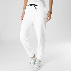 Vente flash 😀 Pantalon Jogging Femme 50475992 Blanc de HUGO 🔥