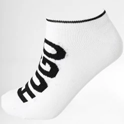 Top 10 💯 Lot De 2 Paires De Chaussettes 50468111 Blanc de HUGO 🎁 -Promos HUGO Boutique hugo 342965 50468111 100 20221020T152900 04