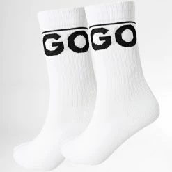 Budget 🌟 Lot De 2 Paires De Chaussettes 50468419 Blanc de HUGO ❤️