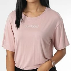 Nouveau 🛒 Tee 👕 Shirt Femme 50480615 Rose de HUGO 🔥