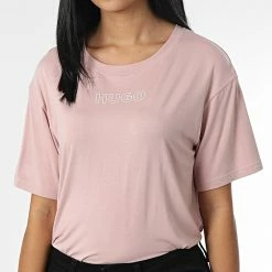 Nouveau 🛒 Tee 👕 Shirt Femme 50480615 Rose de HUGO 🔥 8 Nouveau 🛒 Tee 👕 Shirt Femme 50480615 Rose de HUGO 🔥 -Promos HUGO Boutique hugo 343751 50480615 687 20221031T155016 03