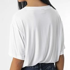 Promo 🛒 Tee 👕 Shirt Femme 50480615 Blanc de HUGO 🥰 -Promos HUGO Boutique hugo 343752 50480615 100 20221031T143023 04