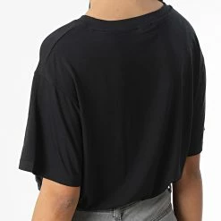 Remise ✔️ Tee 👚 Shirt Femme 50480615 Noir de HUGO 🥰 -Promos HUGO Boutique hugo 343754 50480615 001 20221103T112340 04