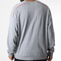Vente flash 😉 Sweat Crewneck Monologo 50478920 Gris Chiné de HUGO 👍 -Promos HUGO Boutique hugo 343785 50478920 038 20221024T150729 04