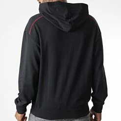 Coupon 🌟 Sweat Zippé Capuche Monologo 50478933 Noir de HUGO 😉 -Promos HUGO Boutique hugo 343972 50478933 001 20221020T152332 04