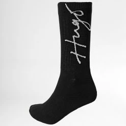 Nouveau 🔔 Lot De 2 Paires De Chaussettes 50484066 Noir de HUGO ⭐ -Promos HUGO Boutique hugo 343976 50484066 001 20221020T152458 04