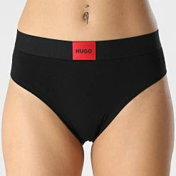 Acheter 👏 Culotte Femme 50469643 Noir de HUGO ⌛