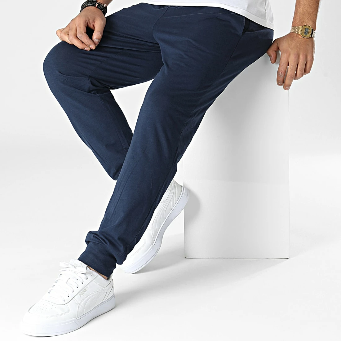 Meilleure vente 🛒 Pantalon Jogging 50478926 Bleu Marine de HUGO 😀 5 Meilleure vente 🛒 Pantalon Jogging 50478926 Bleu Marine de HUGO 😀 – Image 3