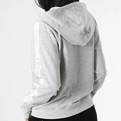 Les meilleures critiques de ✔️ Sweat Zippé Capuche Femme A Bandes 50483855 Gris Chiné de HUGO ❤️ -Promos HUGO Boutique hugo 344600 50483855 033 20221031T155121 04