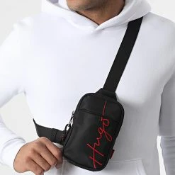 Budget 🌟 Sacoche 50482323 Noir de HUGO 🎁 -Promos HUGO Boutique hugo 344910 50482323 001 20221114T141349 03