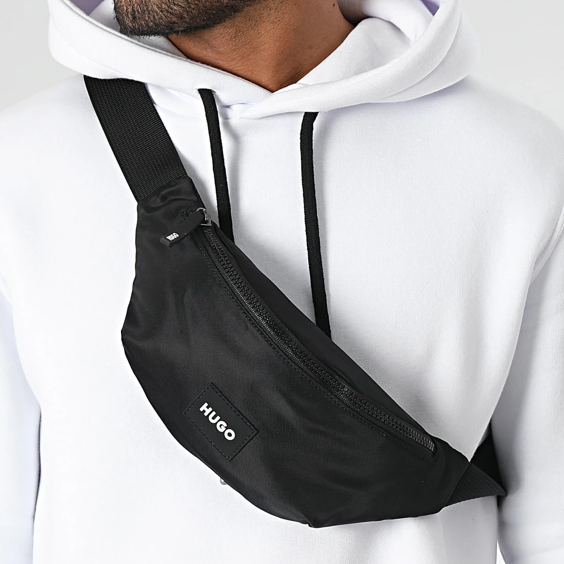 Le moins cher 🎁 Sac Banane Ethon 50486204 Noir de HUGO ❤️ 3 Le moins cher 🎁 Sac Banane Ethon 50486204 Noir de HUGO ❤️