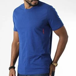 Meilleure vente ✨ Lot de 2 Tee 👚 Shirts 50469769 Bleu Roi Bleu Marine de HUGO ⌛ -Promos HUGO Boutique hugo 345285 50469769 465 20221031T145606 05