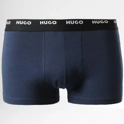 Tout neuf 👍 Lot De 5 Boxers 50479944 Rouge Bleu Marine Noir de HUGO ⭐ -Promos HUGO Boutique hugo 345289 50479944 004 20221109T151725 04
