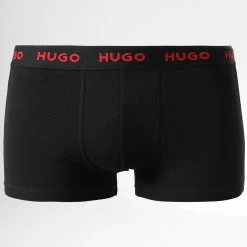 Offres ⭐ Lot De 3 Boxers 50469766 Noir Rouge Bordeaux de HUGO 👍 -Promos HUGO Boutique hugo 345291 50469766 977 20221121T121255 04