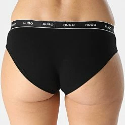 Meilleur prix 👍 Lot De 3 Culottes Femme 50480157 Blanc Noir de HUGO 🤩 -Promos HUGO Boutique hugo 345294 50480157 970 20221117T141449 04
