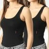 Budget 🥰 Lot De 2 Débardeurs Femme 50469682 Noir de HUGO ✨ -Promos HUGO Boutique hugo 345295 50469682 001 20221118T160141 01